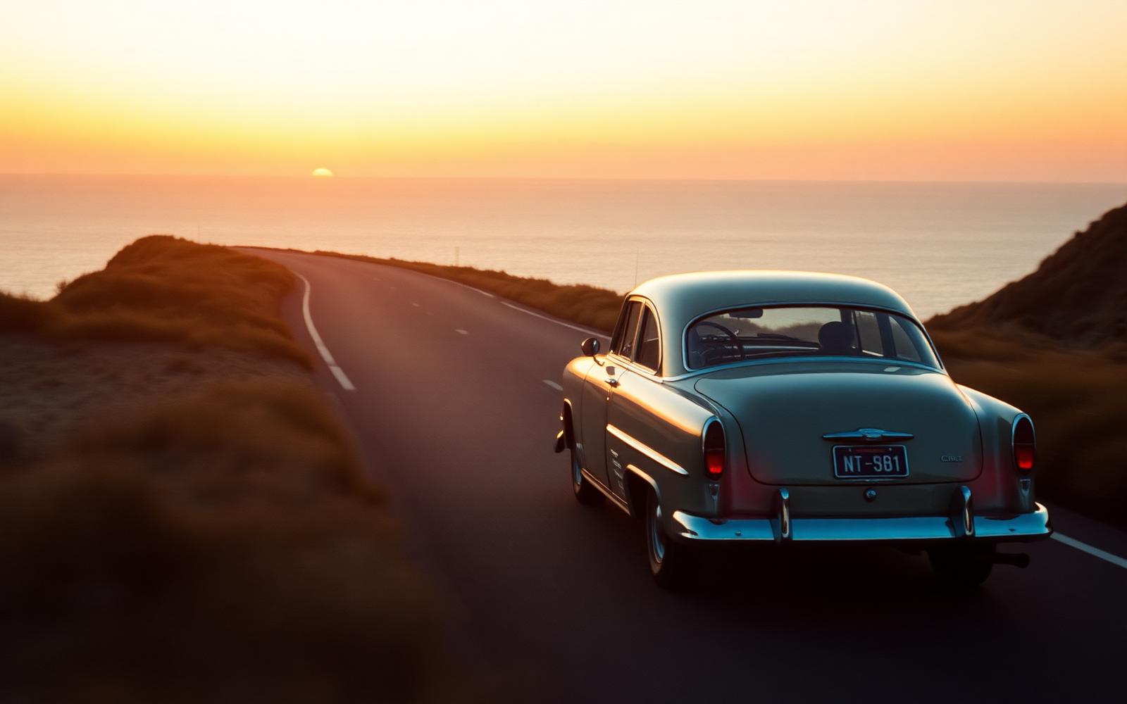 Sunset chase, one take.